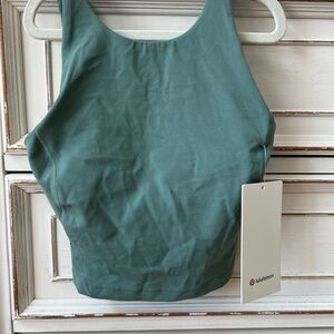 Light green Lululemon align high neck tank. Size 0, never worn.